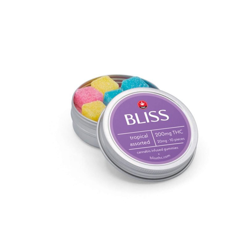 Bliss Tropical Mix Gummies (200mg)
