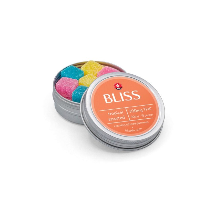 Bliss Tropical Mix Gummies (250mg)
